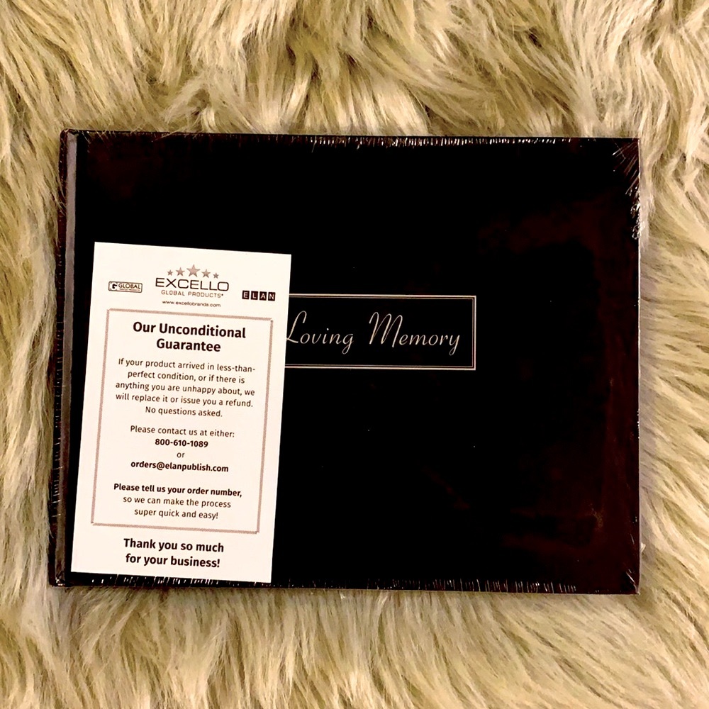 In Loving Memory ~ Guest Sign-in Book for Funeral & Celebration of Life